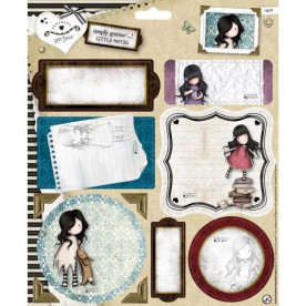 Набор высечек Little Notes 11 шт от компании Docrafts