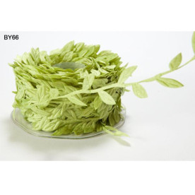 Лента "Листья" от May Arts, цвет зеленый, 90 см