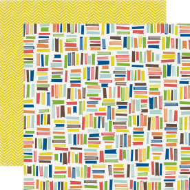 Двосторонній папір Book Worm 30х30 см від компанії Echo Park