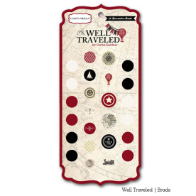 Набір брадс Well Travelled від компанії Carta Bella