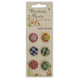 Набор тканевых брадсов Riverbank Revels 6 шт от Helz Cuppleditch