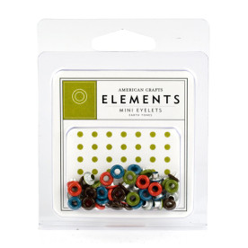 Набір люверсів Earth Tones від компанії American Crafts