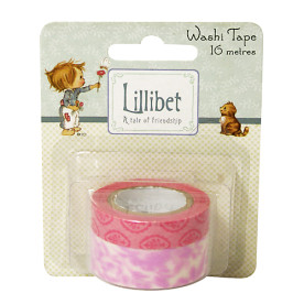 Паперовий скотч Lillibet Pinks 10 мм і 15 мм від компанії Hallmark Cards