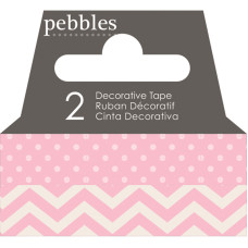 Бумажный скотч Basics Peony 19 метров от компании Pebbles