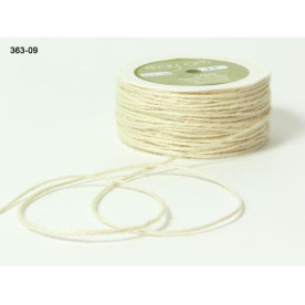 Джутовый шнур цвета слоновой кости 90 см от May Arts