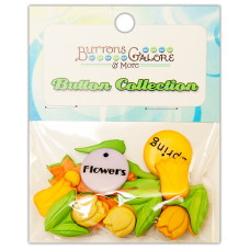 Набір гудзичків May Flowers від компанії Buttons Galore