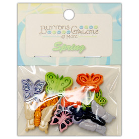 Набор пуговок Butterfly Kisses от компании Buttons Galore
