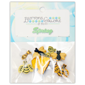 Набор пуговок Buzzin Around от компании Buttons Galore