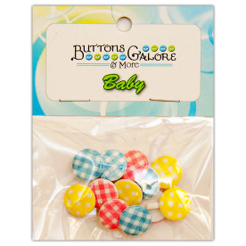 Набор пуговок Baby Plaid от компании Buttons Galore