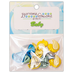 Набор пуговок Tubby Time от компании Buttons Galore