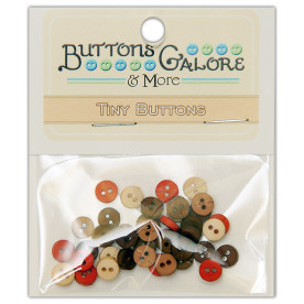 Набор пуговок Tiny Natural от компании Buttons Galore