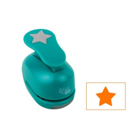 Фігурний дирокол, Зірка, 2,5 см, ROSA TALENT