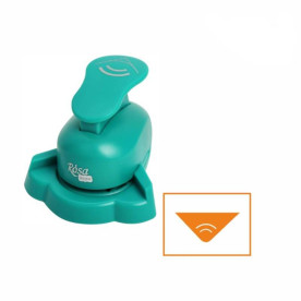 Кутовий дирокол для фото, Візерунок №11, 2,5 см, Rosa Talent