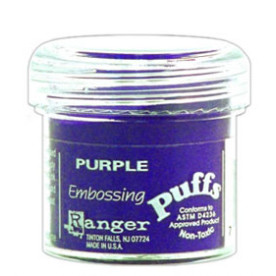 Флок для ембоссінга Purple Embossing Puffs від Ranger