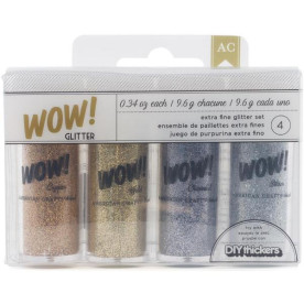 Набор глиттера Wow Glitter 4 шт от American Crafts