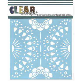 Трафарет Doily 15х15 см від компанії Clear Scraps