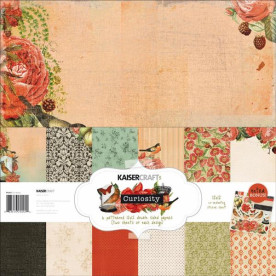 Набір паперу Curiosity 30х30 см 12 аркушів від компанії Kaisercraft