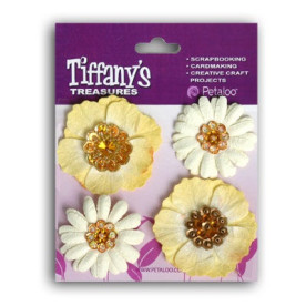 Набор декоративных цветов Tiffanys Treasure - Topaz Gold от Petaloo