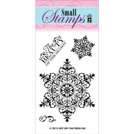 Акриловий штамп Snowflakes, Hot Off The Press