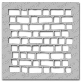 Трафарет Brick Wall 15х15 см від компанії My Favourite Things