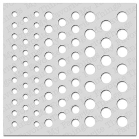 Трафарет Graduated Dots 15х15 см від компанії My Favourite Things