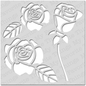 Трафарет Rose Builder 15х15 см от компании My Favourite Things