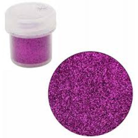 Сухі блискітки, бузковий, 7г, 0,2мм, Margo