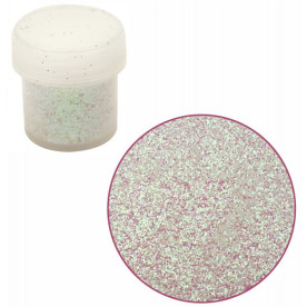 Сухие блестки, розово-зеленые, 7г, 0,6 мм, Margo