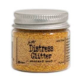 Гліттер Distress Glitter Mustard Seed 18 г від компанії Tim Holtz