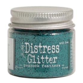 Гліттер Distress Glitter Peacock Feathers 18 г від компанії Tim Holtz
