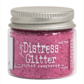 Гліттер Distress Glitter Picked Raspberry 18 г від компанії Tim Holtz
