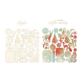 Набор высечек из ткани North Country, 25 шт. от компании Prima