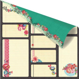 Двусторонняя бумага Chambori 30х30 см от компании Prima