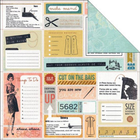 Двосторонній папір Shift 30х30 см від Basic Grey