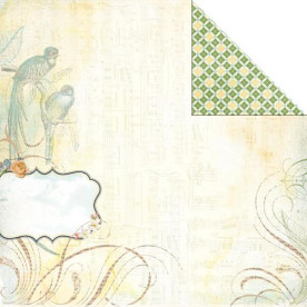 Двусторонняя бумага York 30х30 см от компании Basic Grey