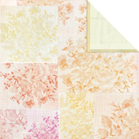 Двусторонняя бумага Summer Daisy 30х30 см от компании Basic Grey