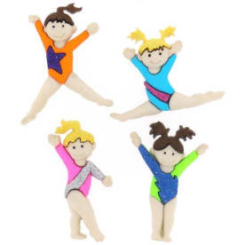 Набор пуговиц Tiny Tumblers от Dress It Up, 4 шт