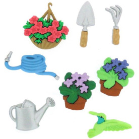 Набор пуговиц Gardening от Dress It Up, 8 шт