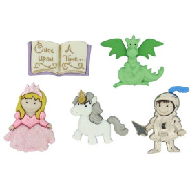 Набор пуговиц Once Upon A Time от Dress It Up, 5 шт