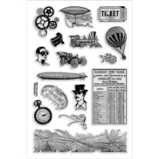 Набор акриловых штампов Steampunk Charms 15х10 см, Stampendous