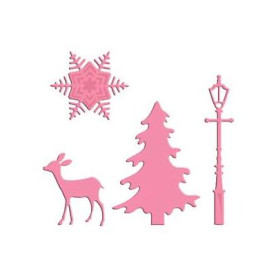 Набор ножей Christmas Village Decoration, 17х14 см от Marianne Designs