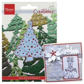 Нож для тиснения и вырезания Christmas Tree, 16х11 см от Marianne Designs