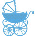 Ніж для вирізання Baby Carriage, 16х11 см від Marianne Designs