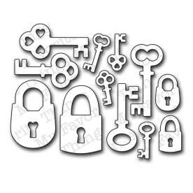 Набор ножей для вырезания Keys and Locks от Die-Namics Die