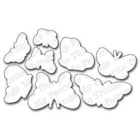 Набір ножів для вирізання Blissful Butterflies від Die-Namics Die