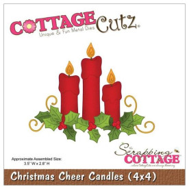 Ніж для вирізання Christmas Cheer Candles від CottageCutz