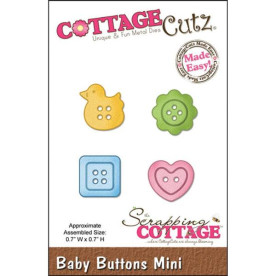 Ніж для вирізання Baby Buttons Made Easy від CottageCutz