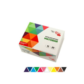 Фарби матові 12цв 20мл ROSA TALENT