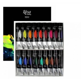 Набор акриловых красок, 18*20 мл, Rosa Gallery
