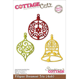 Ніж для вирізання Filigree Ornament Trio від CottageCutz